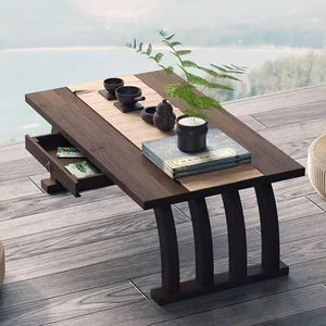 Tavolino <span class=keywords><strong>da</strong></span> <span class=keywords><strong>Tè</strong></span> in Stile Zen Semplice, Tavolo Basso Tatami Non in Legno Massello per <span class=keywords><strong>Sala</strong></span> <span class=keywords><strong>da</strong></span> <span class=keywords><strong>Tè</strong></span> e Zona Giorno - Product Image 5