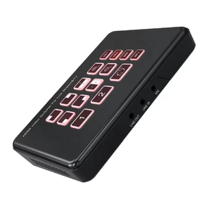 Mélangeur de diffusion en direct personnel FJGEAR, commutateur vidéo HDMI 2x2 avec entrée microphone et <span class=keywords><strong>capture</strong></span> USB, solution compacte tout-en-un - Product Image 2
