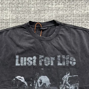 T-shirt Homme MC BUILD Coupe Classique en Coton Premium Épais Effet Vieilli et Usé avec Imprimé Vintage et Effet Patch - Product Image 3