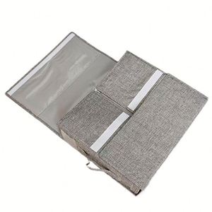 Bolsa Organizadora Plegable de Oxford para Zapatos, Ropa, Mantas, Contenedores Debajo de la Cama, Caja de Almacenamiento Debajo de la Cama con Cierre y Ruedas - Product Image 4