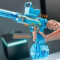 Nouveau pistolet à eau électrique Desert Eagle lumineux avec LED, pistolet à eau automatique électrique pour enfants, jouets d'été, jouets pour fête à la piscine