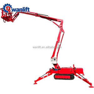 Wanlift Hydraulic off Road Driving <strong>Tracked</strong> 32ft 52ft 59 Feet 20m 22m Articulated Boom Lift <strong>Cherry</strong> <strong>Picker</strong> for <strong>Sale</strong> - Product Image 3