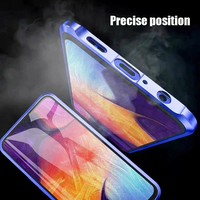 Étui en Verre Double Face Magnétique Métal de Protection Haut de Gamme pour Téléphone Samsung S20 S21 S22 S23 S24 S25 Ultra Plus FE A15 A16