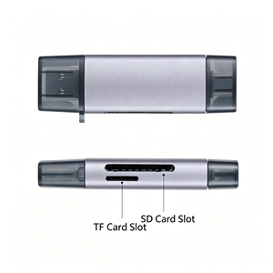 ฮับ USB2.0/C แบบ <span class=keywords><strong>4</strong></span>-in-1 รองรับการ์ดหน่วยความจำไมโคร 2 <span class=keywords><strong>TB</strong></span> เครื่องอ่าน <span class=keywords><strong>SD</strong></span>/TF อะแดปเตอร์ OTG แฟลชไดรฟ์ อุปกรณ์เสริมโทรศัพท์มือถือ - Product Image 1