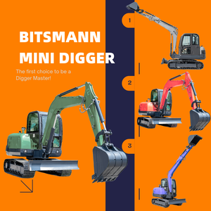 BITSMANN DH60 <span class=keywords><strong>Pelle</strong></span> sur chenilles compacte de <span class=keywords><strong>6</strong></span> <span class=keywords><strong>tonnes</strong></span> à vendre Fournisseur chinois de mini-pelles hydrauliques pour la construction et la <span class=keywords><strong>location</strong></span> - Product Image 1