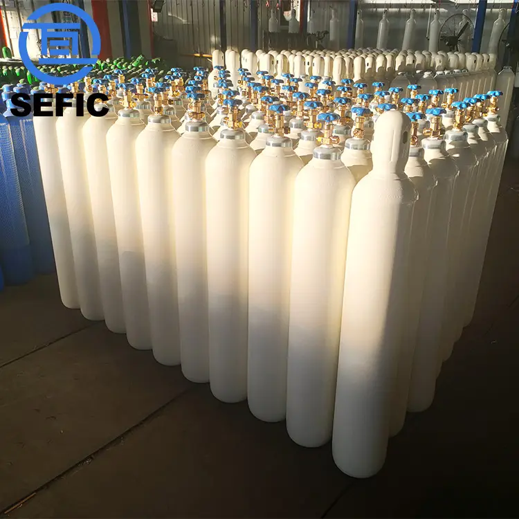 Sefic空の高圧詰め替え可能20l150bar小型ポータブル酸素シリンダーO2ガスタンク