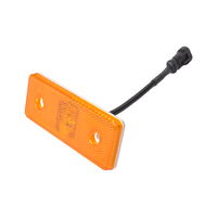 Feu de position latéral LED rectangulaire haute qualité 10V-30V 115,5 mm rouge ambre blanc étanche pour camion et remorque, ajustement universel