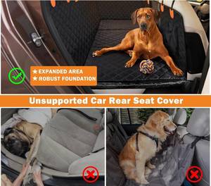 Housse de tapis de siège de voiture pour chien étanche robuste avec panneau creux housse de siège lavable antidérapante protecteur <span class=keywords><strong>lit</strong></span> hamac de voiture de voyage pour animaux de compagnie - Product Image 4