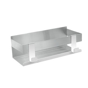 Estante de <span class=keywords><strong>ducha</strong></span> adhesivo moderno de <span class=keywords><strong>acero</strong></span> <span class=keywords><strong>inoxidable</strong></span> para baño Estante de esquina montado en la pared <span class=keywords><strong>sin</strong></span> necesidad de taladrar - Product Image 2