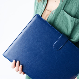 <strong>A4</strong> Conference Organiser Mixed Color PU Leather <strong>Document</strong> <strong>File</strong> <strong>A4</strong> Padfolio Folder Manufacturer's Filing Product - Product Image 4