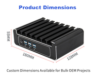 Carte mère industrielle Intel Core i3-8130U i5 8250U i5-7200U i7-7500U i7-6500U pour PC embarqué, 6 ports USB 3.0, double LAN, GPIO