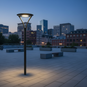 Farol de Jardín Redondo con Vidrio Templado Transparente Park Urban Light Twixx Equipe, Lente de Vidrio Borosilicato - Product Image 2