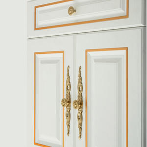 Poignée de tirage moderne et durable en cuivre doré pour commodes, tiroirs, portes d'armoires et mobilier d'extérieur - Product Image 6