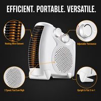 Vente en gros de radiateur céramique intelligent moderne portable en ABS ignifuge avec télécommande et fonction minuterie pour le salon
