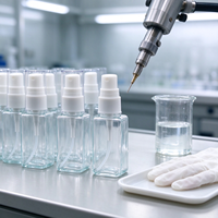 Contenant d'échantillons cosmétiques pour parfum, alcool, eau de soin et emballage personnalisé
