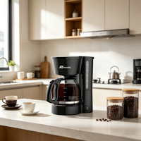 Cafetera Americana Anbolife de 900W con Apagado Automático y Función Mantener Caliente, Fabricación OEM ODM Directa de Fábrica para Hogar y Oficina