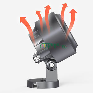 Lampe d'arbre à anneau pour parc de Noël, 12 LED, 36-60W, IP65, <span class=keywords><strong>avec</strong></span> visière de protection, DMX512, RDM, Tuya, gradation, montage sur piquet, YY-TG6Q - Product Image 4