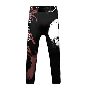 儿童3d打印长款清凉干压缩裤基层打底裤运动男童打底裤 - Product Image 6