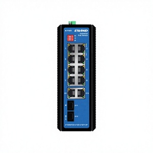 Switch PoE intelligent industriel 8 ports 100M avec 2 ports combo Gigabit Uplink SFP, Watchdog, VLAN, SNMP, QoS, pour extérieur - Product Image 2