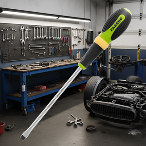 Destornillador de cabeza plana Fasano 4x100mm para herramientas de reparación de automóviles - Product Image 3
