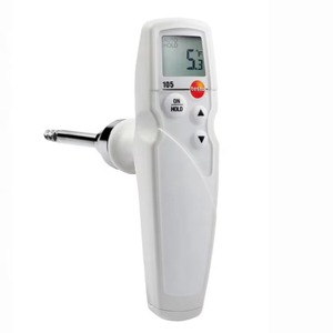 Termómetro de Alimentos Tipo T de Mano Testo 105 de Marca Original (N.º de Pedido) 0563 1051) Verificación de Mercancías Entrantes - Product Image 1
