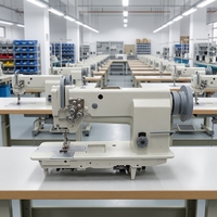 Machine à coudre industrielle à double aiguille à lit plat, certifiée CE, moteur puissant, grand crochet, prix abordable, pour le cuir
