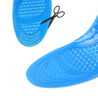 Semelle intérieure YEBEI GEL semelles de sport pour adultes doux haute élastique rembourré Sport confort Absorption des chocs chaussures de sport décontractées Pad