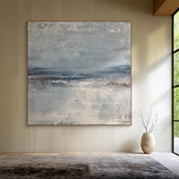 Peinture à l'huile abstraite faite à la main d'art mural moderne personnalisé sur toile tendue photos pour œuvre d'art d'hôtel à la maison
