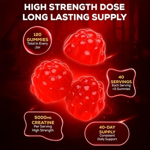 OEM/ODM Private Label Adult <b>Pre</b>-<b>workout</b> Creatine Monohydrate <b>Gummies</b> Candy Energy Management Supplement Sugar Free - Product Image 6