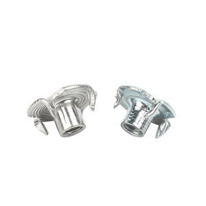 Inserto Roscado Resistente a la Corrosión, Tuerca en T de 4 Puntas, Tuercas de Cuatro Garras, Acero al Carbono, Zincado, Grado 8.8/10.9, M4 M5 M6 - Product Image 3