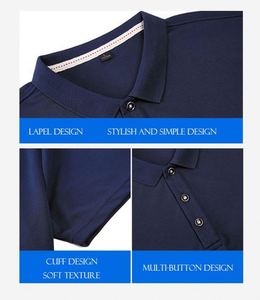 Design Custom <b>Green</b> Autumn for Polo Shirt with Embroidery 100% Cotton Anti-Wrinkle Print Pattern OEM Blank Shirt <b>Green</b> Collar - Product Image 4