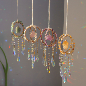 Venta al por mayor de atrapasoles de cristal redondos, atrapasoles de amatista, artesanías de alta calidad para decoración del hogar - Product Image 6