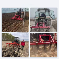 Sous-soleuse HS pour terres arides, décompacteur de sol profond, équipement de travail du sol portable à 2 rangs, longue durée de vie pour l'amélioration des sols agricoles