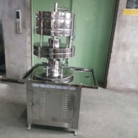 Machine de remplissage de bouteilles d'eau liquide cosmétique manuelle semi-automatique GCP-12 pour boissons pour sortie de sac en verre de poudre d'huile