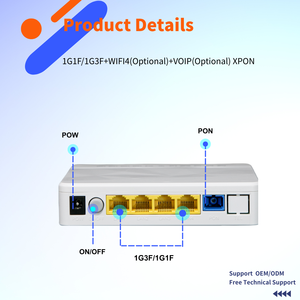 Chất lượng tốt nhất xpon GPON <span class=keywords><strong>onu</strong></span> <span class=keywords><strong>1ge</strong></span> + 3fe ONT với phiên bản tiếng Anh sợi quang Router - Product Image 5