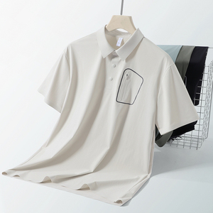 Camisetas Polo de Golf de Manga Corta Personalizadas en Stock para Hombre, de Secado Rápido, Transpirables, de Nailon, con Bolsillo en el Pecho con Cremallera - Product Image 4