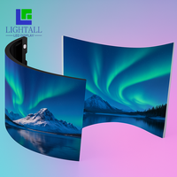 Anpassbares P1.86 Weiches Flexibles LED-Modul 4K SMD-Display Hochauflösende Indoor-Gebogene Bildschirme für Werbung 320x160mm
