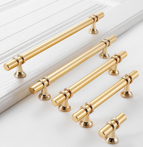 Modern Metal <strong>Black</strong> Gold <strong>Door</strong> T Handles Kitchen Cabinet Handles Solid Drawer <strong>Knobs</strong> Fashion Furniture Handle Hardware - Product Image 5