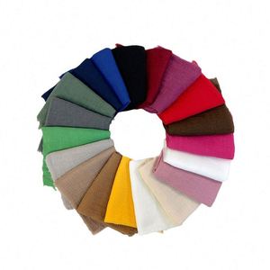 Nuevas Bufandas de Algodón y Lino de Color Sólido Retro Cómodas para Mujer, Protección Solar de Verano, Bufandas Transpirables YHK0088 - Product Image 3