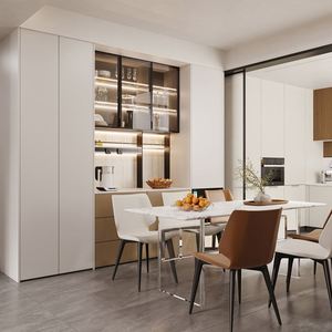 Multifunctional Modern <b>Sideboard</b> with <b>Wine</b> <b>Rack</b> for Dining Living Room & Kitchen Use Stylish and Practical Wood Home Furniture - Product Image 2