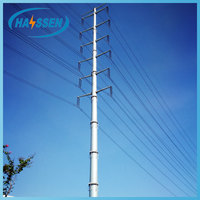 Poste de Transmisión de Energía de Acero de Buena Calidad