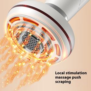 Terapia de calor de luz roja de microcorriente personalizada, cepillo de masaje Guasha adelgazante corporal, masajeador Abdominal de meridianos corporales - Product Image 2