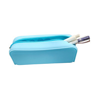 Coeur Silicone porte-crayon étanche pochette à crayons pour les enfants de l'école Portable stylo sac femmes pochette de maquillage avec fermeture éclair