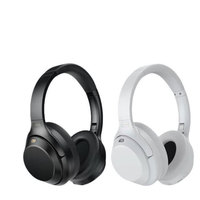 Casque sans fil supra-auriculaire A06 blanc, le plus vendu, avec réduction de bruit active (ANC), étanche et affichage numérique de la batterie, idéal pour les voyages