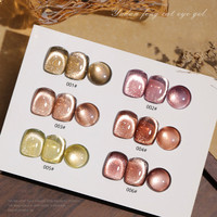 Vernis Gel UV Effet Œil de Chat Top Vente 2025 Nouvelle Tendance Bestseller Populaire 6 Couleurs Style Yadan Cristal LED Non Toxique