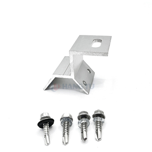 Hangyu Installation facile en aluminium PV Mount Solar Panel Tile Toit Bracket Kit Home Clip Lock Mounting System - Product Image 2