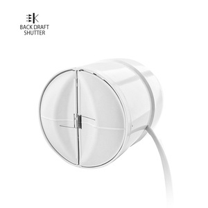 Extractor de aire helicoidal de 120 mm con obturador antirretorno para ventilación - Product Image 2