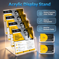 Présentoir en acrylique transparent robuste pour bureau, support multi-niveaux pour figurines, jouets et décorations artisanales