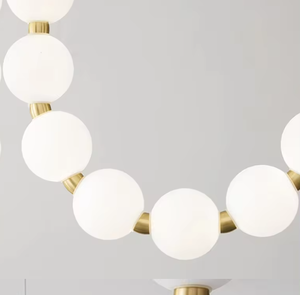 Decorative Pearl Necklace <b>Chandelier</b> Dining Table Apartment Designer Minimalist Nordic Lights - Product Image 5