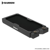 Barrow Pc Radiateurs De Refroidissement Par Eau Cuivre 120 240 360 480 G1/4 "Épaisseur 28mm pour Pc Ordinateur De Bureau Système De Refroidissement Liquide